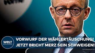 DEUTSCHLAND: Schuldenpläne! Vorwurf der Wählertäuschung? Jetzt bricht Friedrich Merz sein Schweigen!