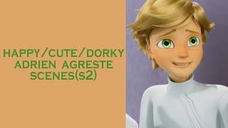 happy/cute/dorky adrien agreste scenes (season 2) | miraculous ladybug