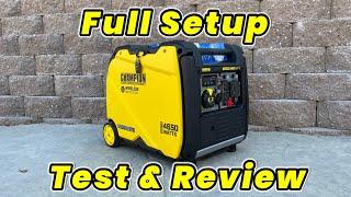 Champion 4650 Review Setup Test Inverter Generator