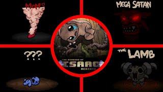 All 74 The Binding of Isaac: Rebirth Bosses [Normal / No Boss Rush / No DLC] Including Cutscenes