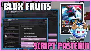 BLOX FRUITS Script *Pastebin* UPDATE 24 | CANDY FARM | AUTO COLLECT GIFT & STORE GIFT