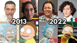 [DESACTUALIZADO] Evolución de Todas las Voces de Rick y Morty en Español Latino (2013-2022)