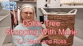 Dollar Tree Shopping With Marie  --  T.J. Maxx  and Ross