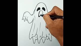 How to draw Ghost #shorts