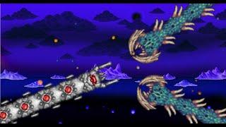 Terraria Two Aquatic Scourges Vs Destroyer Tmodloader 1.4.4 Smash Bros Boss Fight