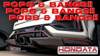 Hondata Pops & Bangs on the FK8 Honda Civic Type-R Sounds Ridiculous.....