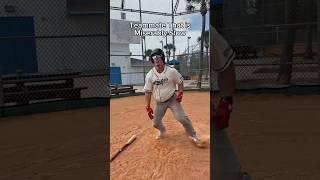 Teammate that is MISERABLY SLOW #baseball #comedy #funny #viral