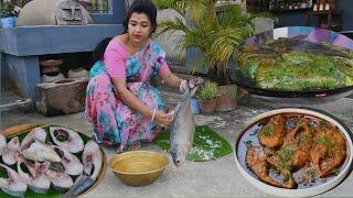 Traditional Recipes with ilish fish | ilish macher malai-curry | ilish machh vapa | Matha-Lau ghanto