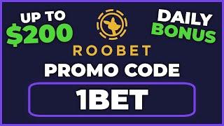 ROOBET PROMO CODE "1BET" - GET 20% CASHBACK & UP TO $200 DAILY BONUS ROOBET REVIEW