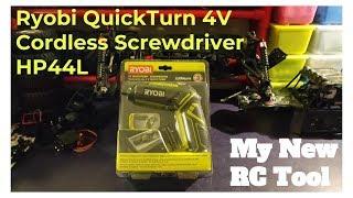 My New RC Tool: RYOBI QuickTurn 4V Li-ion Cordless Screwdriver HP44L