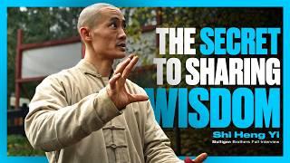 The Silent Art of Sharing Wisdom: Lessons from Shi Heng Yi 2024 [ 4K ]