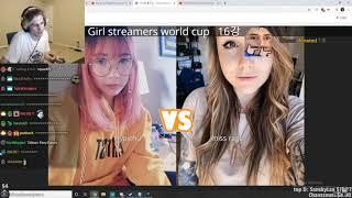 xQc Reacts to Most Attractive Streamers | Streamers World Cup - Girl Edition