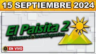 Resultado PAISITA 2 DOMINGO 15 de septiembre de 2024 #chance #paisitanoche