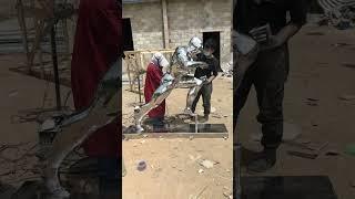 Sculpture Art Production Sculpture Manufacturer Handmade Original Video Stainless Steel Sculptur