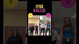 Iyss  vs. Kalliecarver  Dance Mr. Weatherall - Rate 1 or 2  #tiktok #dance  #challenge #fyp