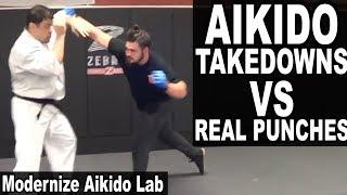 Aikido Takedowns VS Real Punches • Ft. DanTheWolfman • Modernize Aikido Lab