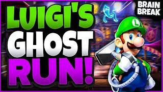 Luigi's Ghost Run | Halloween Brain Break Activity | Halloween Games For Kids | GoNoodle Games