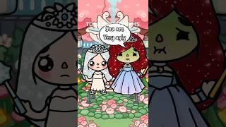 Who is prettier, White or red princess?️ #tocaboca #tocalife #tocalifeworld #shorts