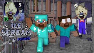 ICE SCREAM 5 [FRIENDS] CHALLENGE : Minecraft Animation