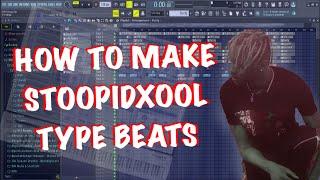 How to make Dark Stoopidxool Type Beats in FL Studio  | Dark PLUGG Type Beat Tutorial 2023