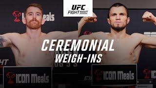 UFC Abu Dhabi: Ceremonial Weigh-In