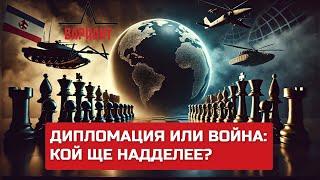 ДИПЛОМАЦИЯ ИЛИ ВОЙНА: КОЙ ЩЕ НАДДЕЛЕЕ?,  Вариант #442