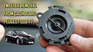 Remove the tweeter from dashboard Peugeot 308 T7