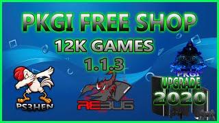 PKGI PS3 FreeShop 1.1.3 With 12K Games Upgraded Version [ALL PS3HEN/CFW 2020]