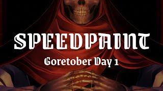 SPEEDPAINT : Goretober 2024 | Day 1 Rotting