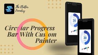 Learn How to use #Flutter_Custom_Painter || Tutorial || #Simple || Circular Progress Bar