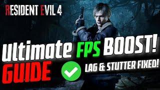 Resident Evil 4 Remake: Ultimate FPS Boost on Low End PCs! (2024)