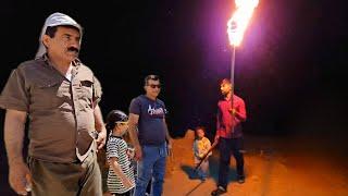 Amir Agha prevents Single mother's husband, from attacking the farm in the dark.