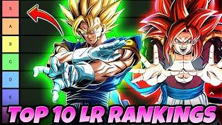 THE TOP 10 LRs TIER LIST IN THE 10th ANNIVERSARY!! | Dragon Ball Z Dokkan Battle