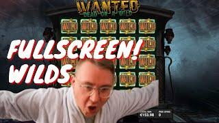 WANTED DEAD OR A WILD   FULLSCREEN WILDS  STORVINST  CASINO LIVE STREAM SWEDISH