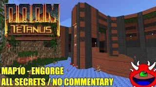 Doom 2: Tetanus - MAP10 Engorge - All Secrets No Commentary Gameplay