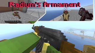 Radium's Armament - Mcpe Addon Showcase! best gun addon?