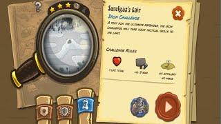 Kingdom Rush - Sarelgaz's Lair (Bonus Level) Iron Challenge Hard/Veteran Difficulty Walkthrough