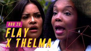 THELMA E FLAY: RIVALIDADE, CONFUSÃO E GRITARIA  | BIG BROTHER BRASIL 20