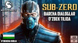 MORTAL KOMBAT X / BARCHA DIALOGLAR UZBEK TILIDA [2-QISM. SUB-ZERO] / UZBEKCHA TARJIMA FATALITY X-RAY