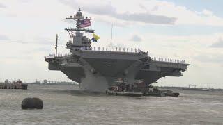 USS Gerald R. Ford Strike Group set to deploy amid Iran-Israel conflict