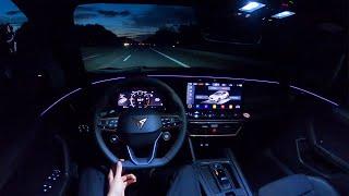 Night POV Drive | 2021 CUPRA Formentor VZ 2.0 TSI | 310 HP | ASMR | German Autobahn | Topspeed