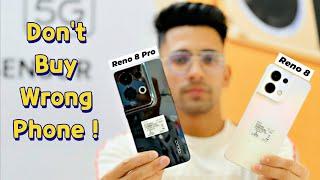 Oppo Reno 8 vs Oppo Reno 8 Pro - Clear Comparison | Camera Test | Which Should You Buy ?