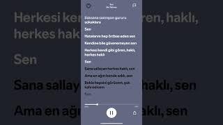 İdo Tatlıses - Sen #şarkısözleri #spotify #ytdayibenionecikarnolur #lyrics #bbklyrics #speedup#music