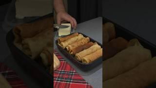 Блины запеченные с халвой, вкусные и сытные #блины #блинчики #халва #схалвой #масленица #рецепт