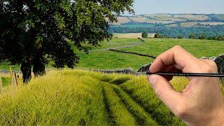 Techniques in Painting Realistic Grass in Oil | Depth & Detail for Landscapes