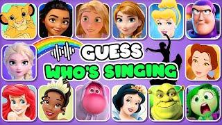 Guess 50 Disney Songs ️ Guess Who's Singing | Moana 2, Inside Out 2, Encanto, Elsa, Ariel