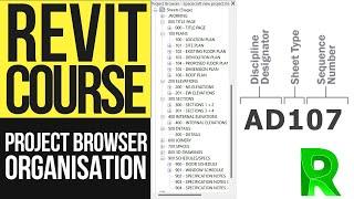 How to Organise Sheets / Project Browser in Revit Tutorial | Advanced Revit Course 02