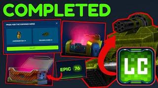 Tanki Online - NEW Vulcan LC Skin - Tanki Alphabet Minigame COMPLETED! EXOTIC Container Opening