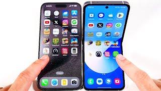 iPhone 15 Pro Max vs Galaxy Z Flip 6 Speed Test