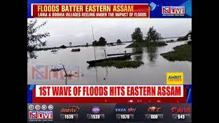 Floods batter eastern Assam, two drown